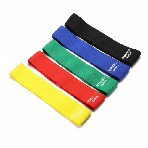 Set de 5 bandas elásticas de tela (mini bands para glúteo)
