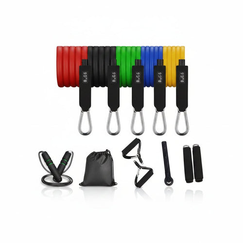 Set de bandas de resistencia con asas · 11 piezas
