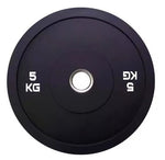 Discos bumper olímpicos de goma 50 mm · de 5 a 25 kg