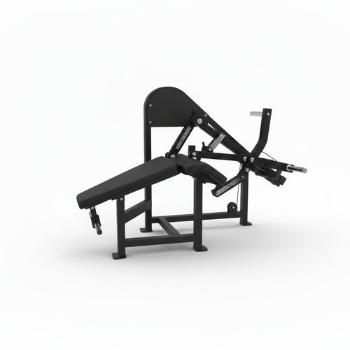 Máquina de curl femoral tumbado (183 × 118 cm)