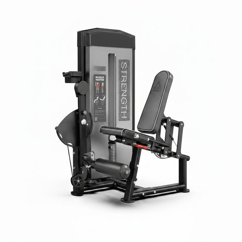 Máquina de extensión de cuádriceps de placas (100 kg)
