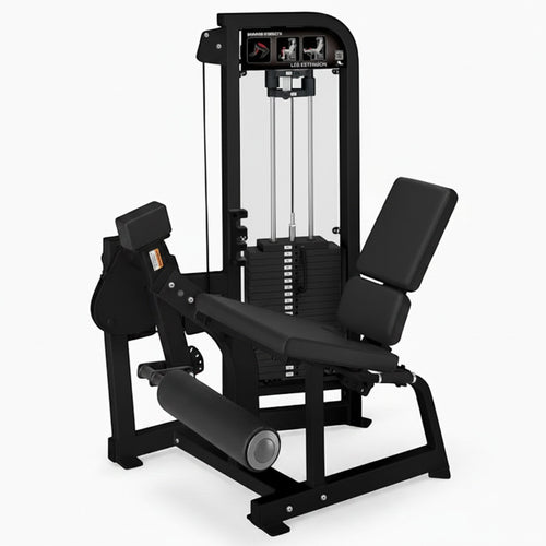 Máquina de cuádriceps sentado de placas (extensión de piernas)