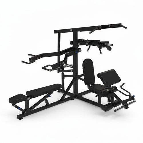 Multiestación de musculación de carga de discos