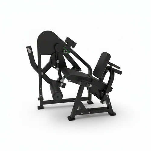 Máquina de extensión y curl femoral 2 en 1 de carga de discos