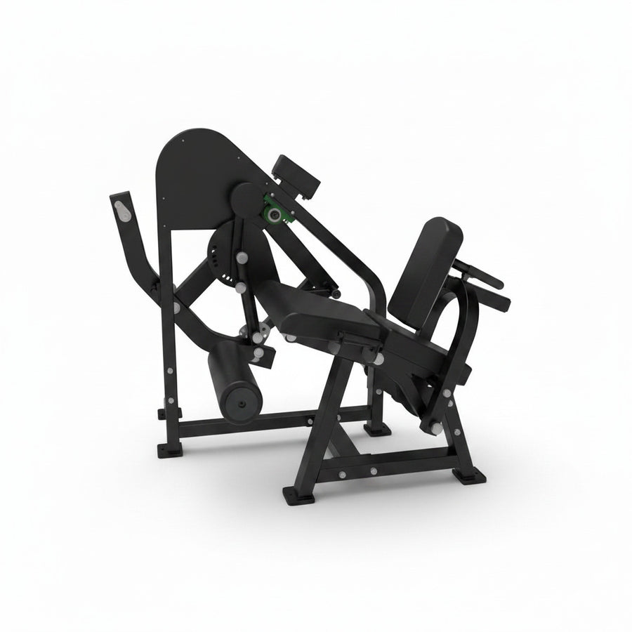 Máquina de extensión y curl femoral 2 en 1 de carga de discos