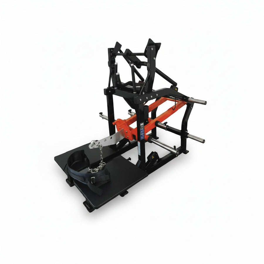 Máquina de sentadilla con cinturón (belt squat)