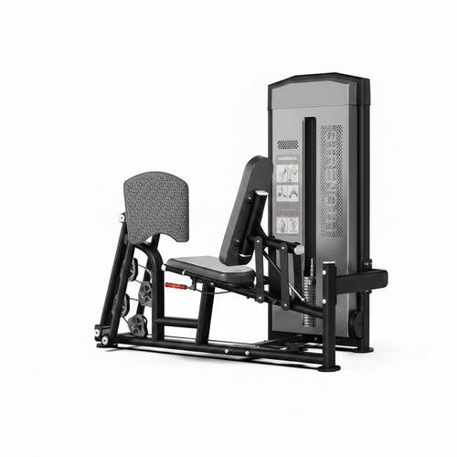 Prensa de piernas sentado de placas (100 kg)