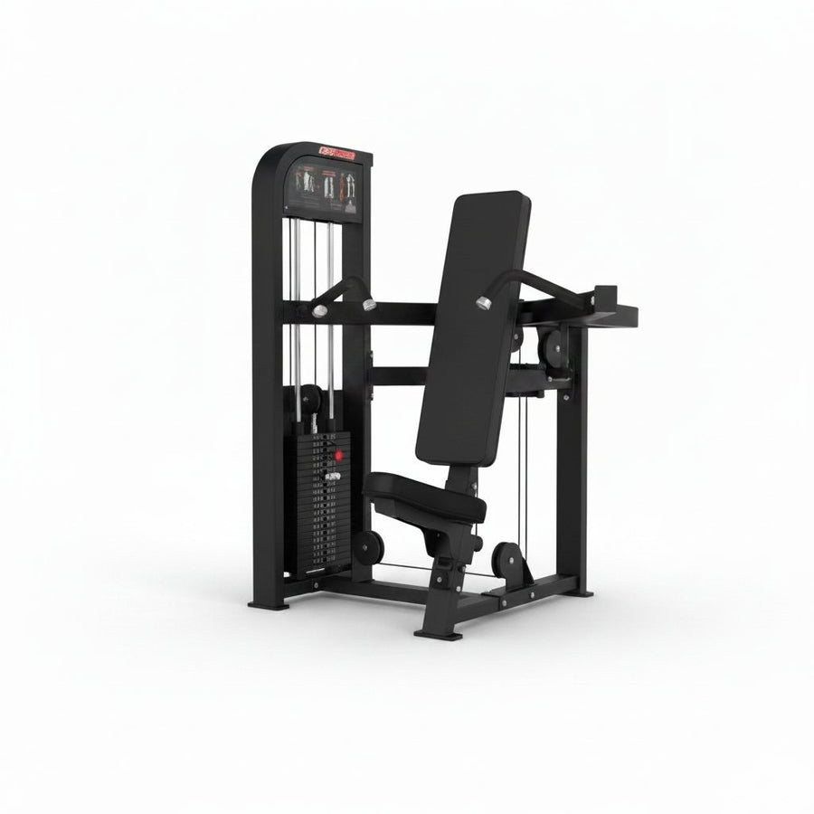 Máquina de press de hombro de placas (135 × 135 cm)