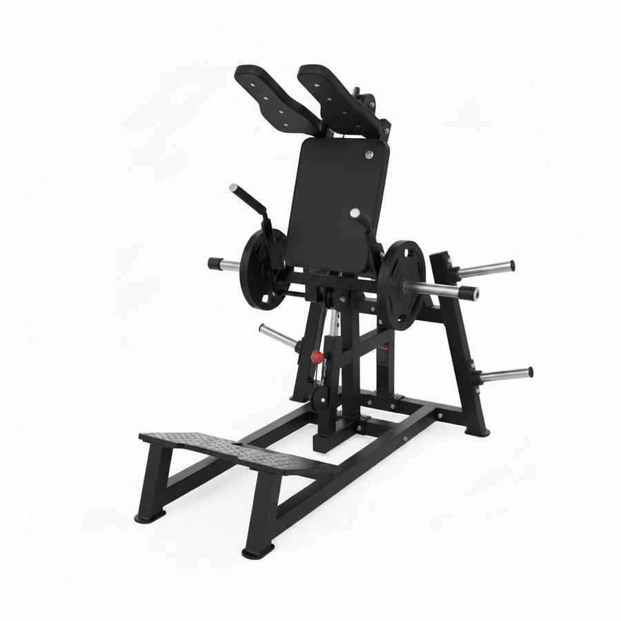 Máquina de sentadilla power squat de carga de discos