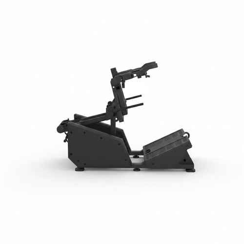 Máquina de súper sentadilla con plataforma de carga de discos