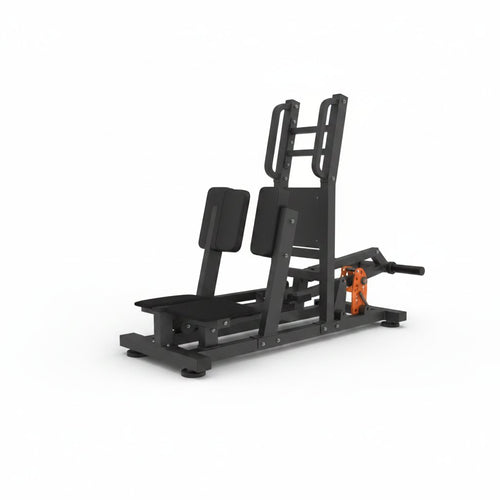 Máquina de abdominales de pie de carga de discos