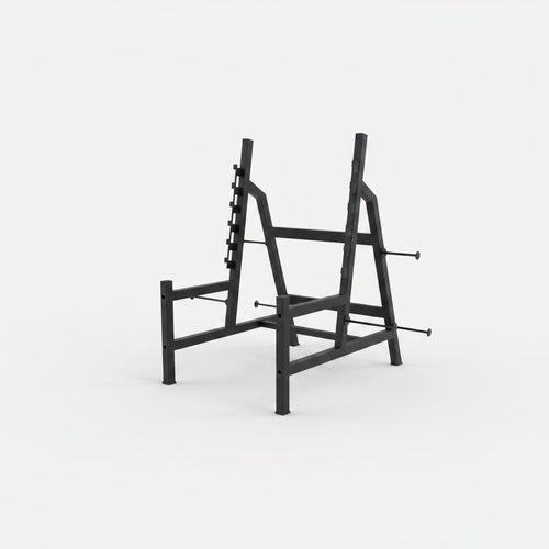 Rack de sentadillas (half rack) 182 × 187 cm