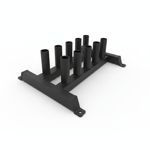 Soporte vertical para barras olímpicas