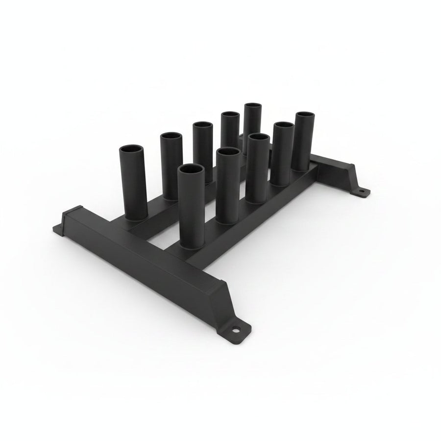 Soporte vertical para barras olímpicas