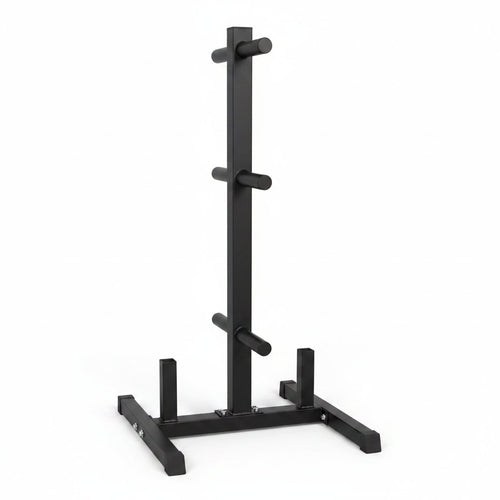 Árbol para discos con soporte de barras olímpicas (66 × 62 cm)