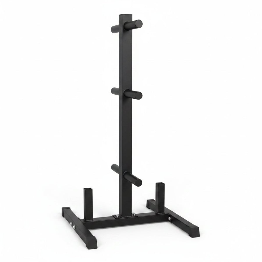 Árbol para discos con soporte de barras olímpicas (66 × 62 cm)